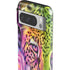 Neon Rainbow Cheetah with Rose by Sheena Pike Google Pixel 8 Pro Impact Case